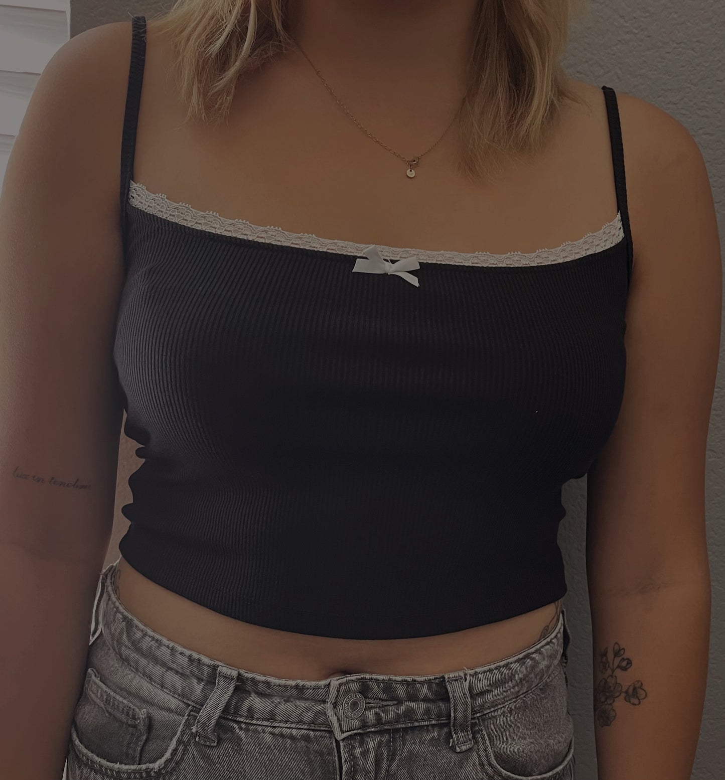 Lace Trim Tank