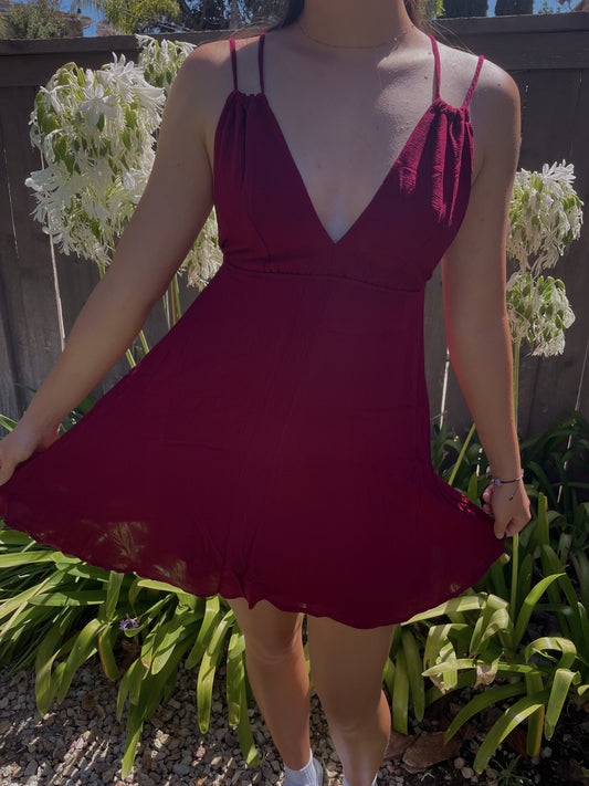 Bloom Backless Minidress