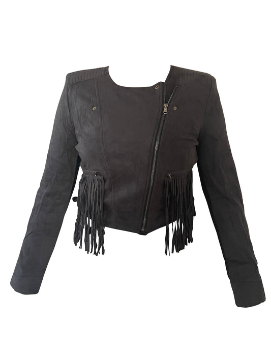 Cowboy Fringe Structured Jacket