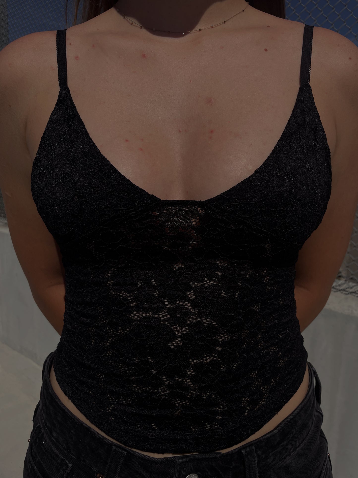 Flower Lace Tank