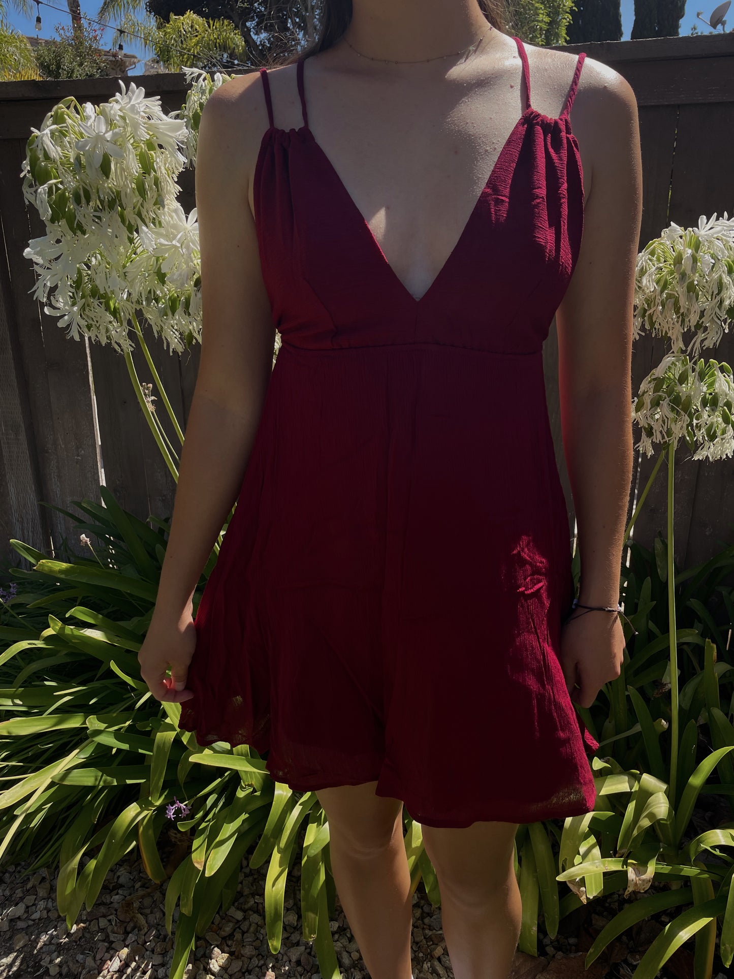 Bloom Backless Minidress